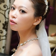 Bride Style~美式新娘-簡約高雅包頭-台北新秘virna